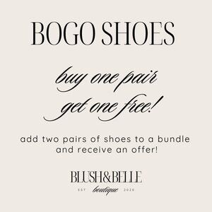 BOGO All Shoes *Buy One Pair, Get One Free*